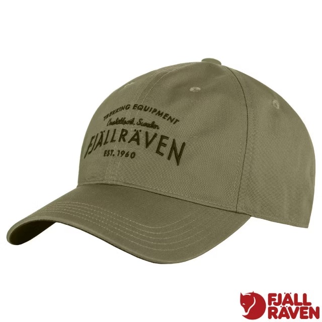 【Fjallraven 小狐狸】Fjällräven Est. 1960 輕量快乾復古風格棒球帽/77391-620 綠✿30E010